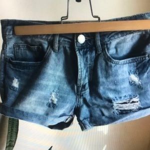 Pacsun bullhead girlfriend distressed shorts